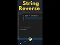 How to Find Reverse a String in Python