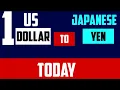 1 USD to JPY - Convert US Dollars to Japanese Yen Today 03 JUNE 2024