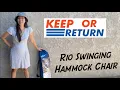COSTCO Keep or Return Rio Swinging Hammock Camping Chair REVIEW