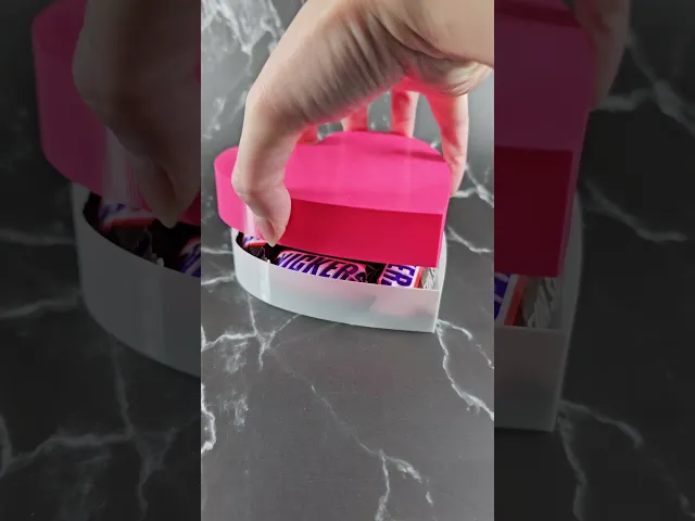 Vase Mode Heart-Shaped Boxes | 3 sizes, 4 tolerance options | Valentine's Day Gift Box video thumbnail