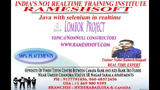 RAMESHSOFT LOMBOK PROJECT ANNOTATIONS NONNULL CONSTRUCTORS