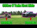 999cc V Twin Go Kart First Ride Will It Tow 7000LBS