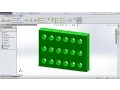 SolidWorks tutorial How to use Linear Pattern tool