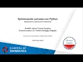 Optimizacion convexa con Python
