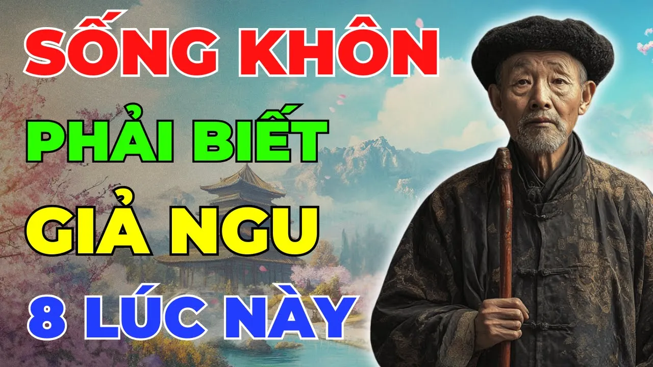 Outline Video Cổ Nhân dạy: SỐNG KHÔN là phải biết GIẢ NGU 8 trường hợp này | Lời Dặn Nguời Xưa