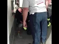 2 person firefighter bailout training with the Bethpage NY Fire Department