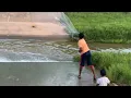 CAST NETTING HOUSTON BAYOU LOADS OF FISH EVERY CAST