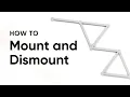 How to Mount and Dismount Nanoleaf Lines 60 Degrees Nanoleaf