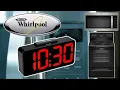 How to set clock on WHIRLPOOL appliances
