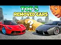 Top 5 Removed Cars Extreme Car Driving Simulator