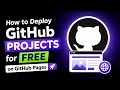 How to deploy Github projects for FREE on GitHub pages