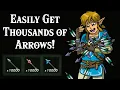 How to EASILY Get THOUSANDS of Arrows in Zelda Breath of the Wild