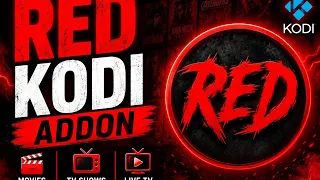 Best New Kodi Addon 2026 The Red Addon