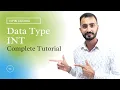 Python Tutorial Data Types int data type In Hindi Integer Data type in Python 3 vipin coding