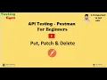 Put Patch Delete Requests Popular APIs with Postman