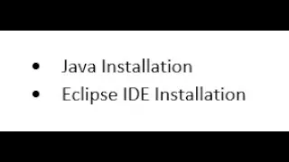 Tutorial - 1 Installation of Java Eclipse IDE