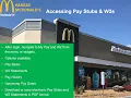 Mcdonald s Pay Stubs W2s Kansas McDonalds