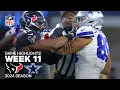 Houston Texans vs Dallas Cowboys Game Highlights NFL 2024 Season Week 11