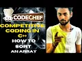Learn Competitive Coding Codechef Beginner Solution c Sorting Of Array
