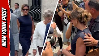 Fan Yells America Loves Luigi as Brian Thompson s Heartbroken Widow and Family Leave Court