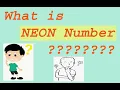 What is Neon Number illustrate with program in java