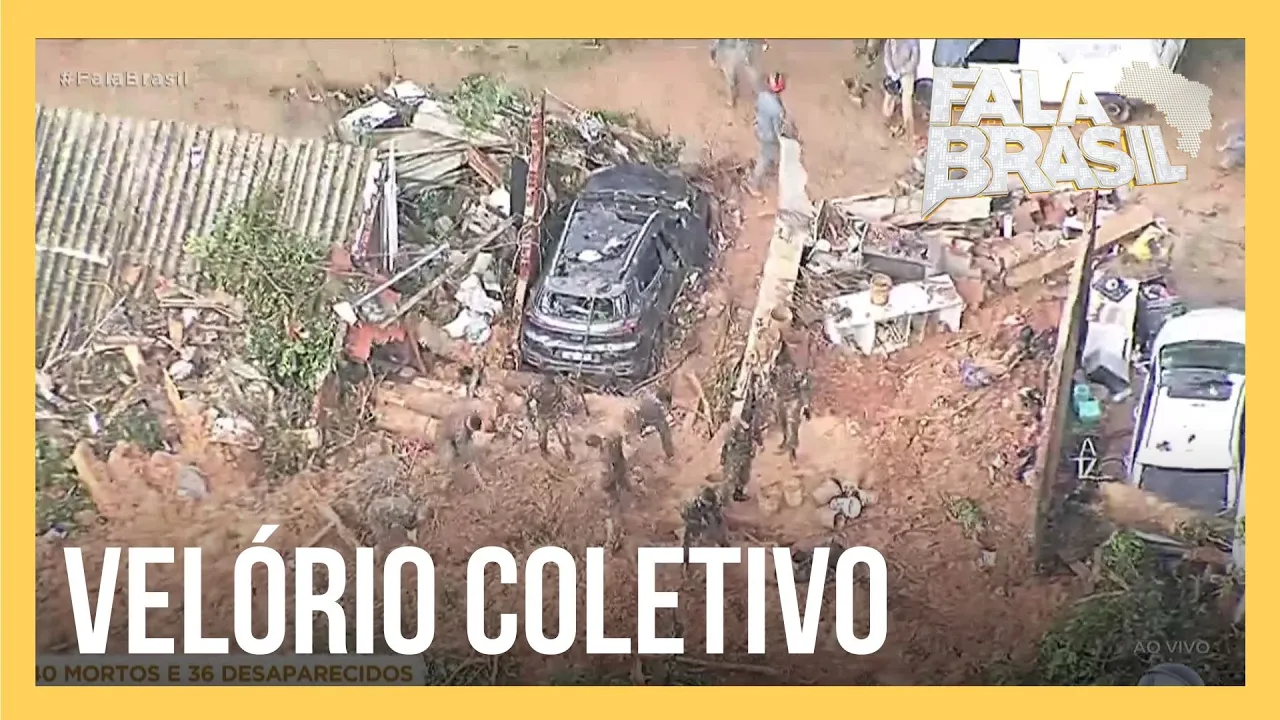 São Sebastião organiza velório coletivo para vítimas das chuvas