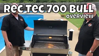 RecTec 700 Overview RecTec 700 Bull Pellet Smoker Grill WiFi