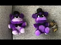 FNAF Funko Shadow Freddy Plush Compared To A Bootleg Shadow Freddy Plush