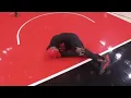 Hawks Fan Gets Injured During Layup Contest