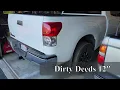 Comparing my 2008 Tundra stock exhaust to the Dirty Deeds Catback exhaust System 12 at cold start
