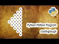 Mirrored Half Diamond Star Pattern Python Pattern Program Bangla
