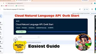 Cloud Natural Language API Qwik Start