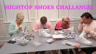 CUSTOM HIGHTOP SHOES CHALLENGE