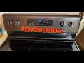 Whirlpool Electric Range WFE525SOHS Control Panel Functions