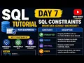 SQL Constraints Explained PRIMARY KEY FOREIGN KEY UNIQUE NOT NULL SQL Tutorial Day 7