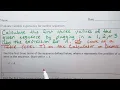Evaluate Variable Expressions for Number Sequences Lesson Introduction and Definitions