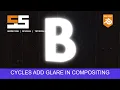 Cycles add the glare node to your render