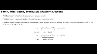 Introduction to Deep Learning 07 Batch mini-batch stochastic gradient descent