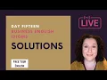 Idioms Related to Solutions - Advanced Business English Idioms