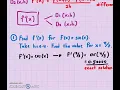 Numerical Differentiation Forward and Central Difference formulas