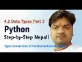 4 2 Data Types Part 3 Type Conversion of Fundamental Data types