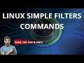 head tail more less Commands