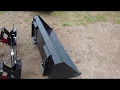 front end loader quick attach how to