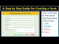 How to Create a Data Entry Form in Excel With Add Modify Delete and Reset Step-by-step Guide