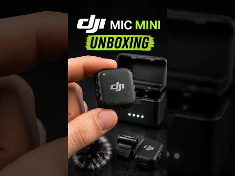 DJI Mic Mini Unboxing: So Small It Disappears! #djimicmini #gadgets