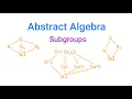 Abstract Algebra Subgroups