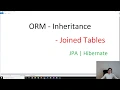 ORM Inheritance - Joined Tables
