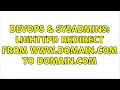 DevOps SysAdmins Lighttpd redirect from www domain com to domain com