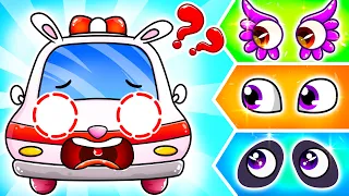 Ambulance Lost Lights Song | Wheels on the Ambulance + More Nursery Rhymes&Kids Songs by Lamba Lamby