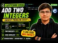 LeetCode 2235 Add Two Integers Easiest LeetCode Problem Ever